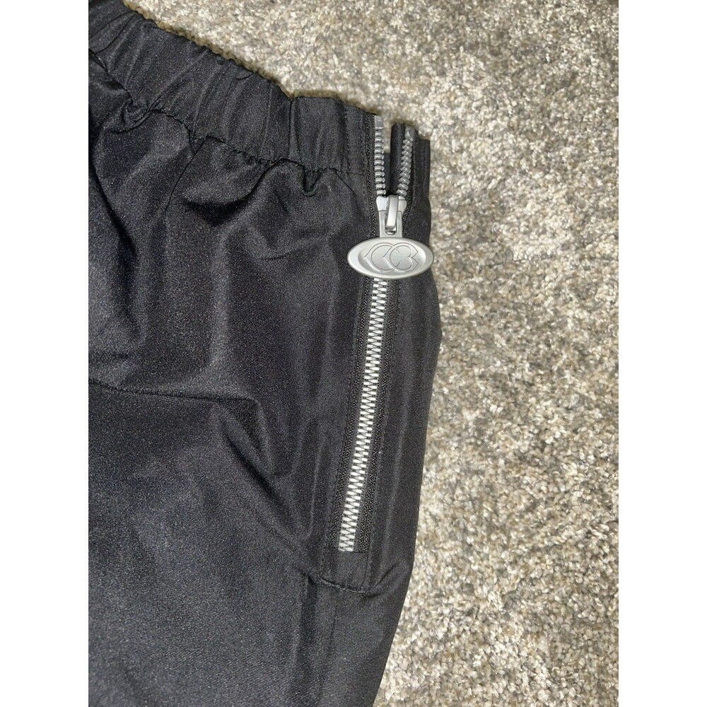 Reebok Cardi B Womens 4x Woven Black Green Joggers Pants Athleisure - Picture 5 of 8
